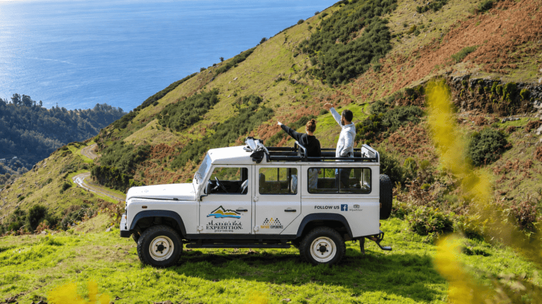 Jeep safari on a scenic route in Madeira