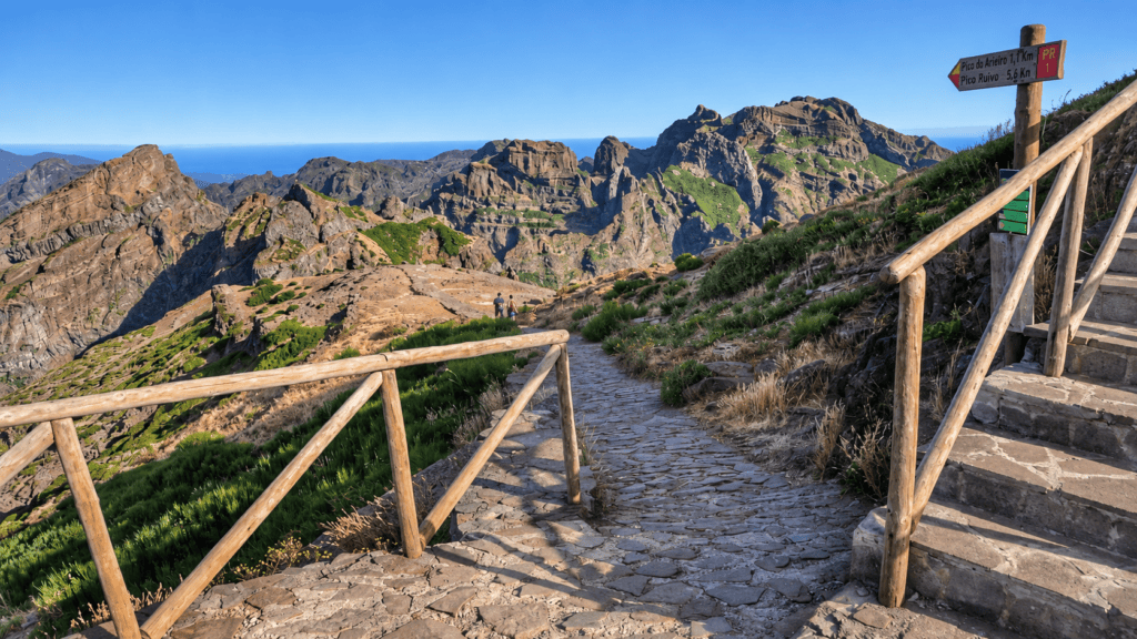 PR1 mountain trail in Madeira for hiking transfer service