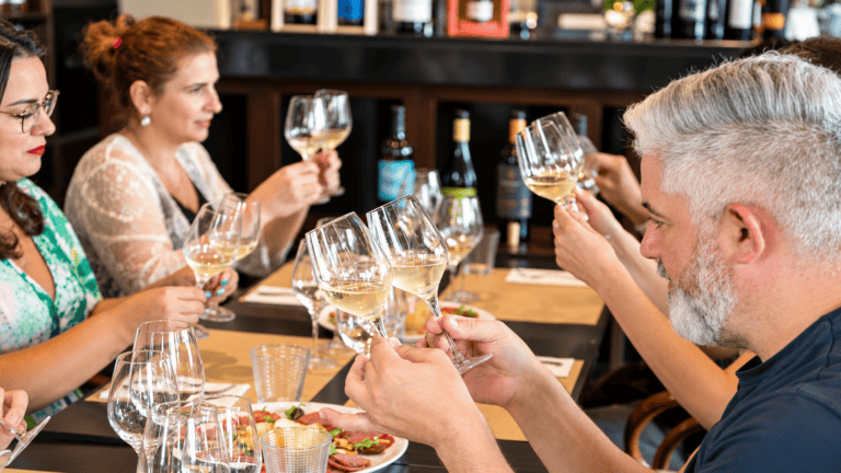 Local Madeira wines arranged for a tasting experience