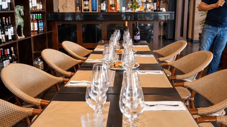 Wine tasting room in Madeira
