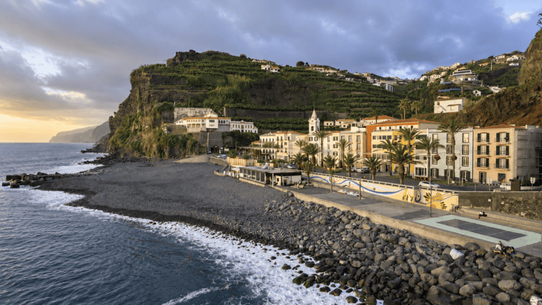 Ponta do Sol village on Madeira's south coast