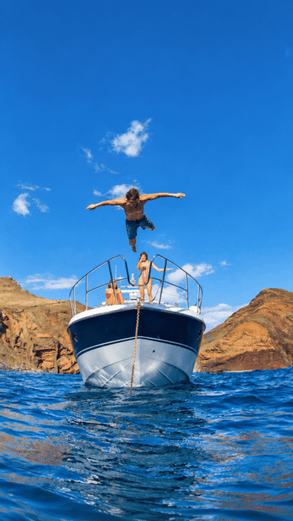 Boat and sea activities around Madeira