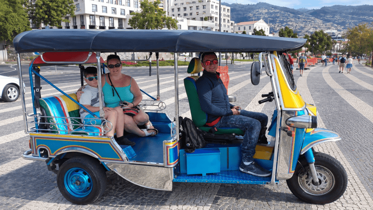 Tuk tuk sightseeing tour in Funchal