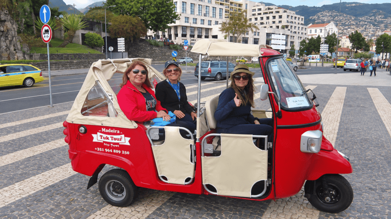 Tuk tuk tour in Funchal, Madeira