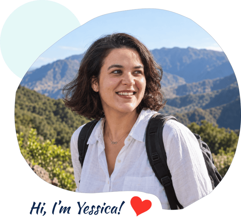 Yessica, founder of Find Your Madeira, in the Madeira mountains